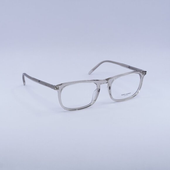 🕶️ New Saint Laurent SL670 003 Eyeglasses - Transparent Beige Frame 54mm - Picture 1 of 12